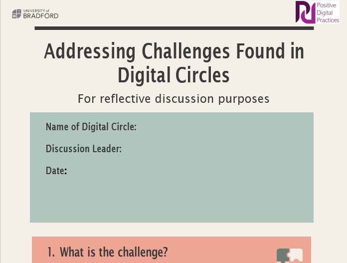 Addressing challenges in digital circles